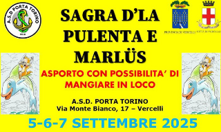 Vercelli - Torna la “Sagra d’la Pulenta e Marlüs”