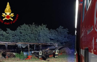 Borgo d’Ale - Principio d’incendio in un capanno: intervento dei Vigili del Fuoco