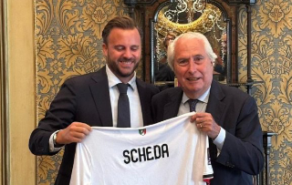 Pro Vercelli - Il presidente Deléchat ricevuto a Palazzo Civico