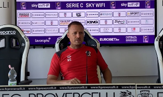 Pro Vercelli, Santoni fiducioso: "Pronti per la Pro Patria, vogliamo consolidare il nostro gioco"