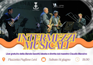 Vercelli - Tornano gli "Intermezzi Musicali": in scena la Banda Saxotti