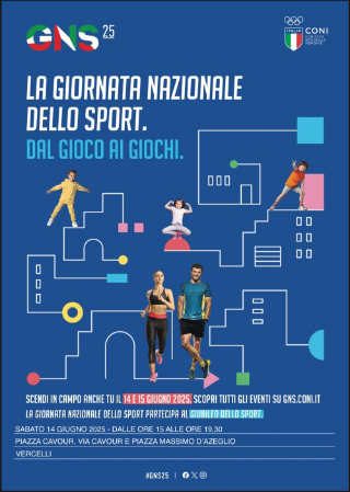 Vercelli - Tutto pronto per la Giornata Nazionale dello Sport: tra salute, inclusione e solidarietà