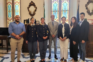 Vercelli - Il Prefetto accoglie i nuovi funzionari della Polizia di Stato